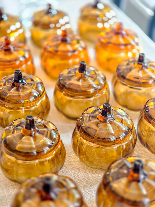 6 oz mini pumpkin glass - limited edition