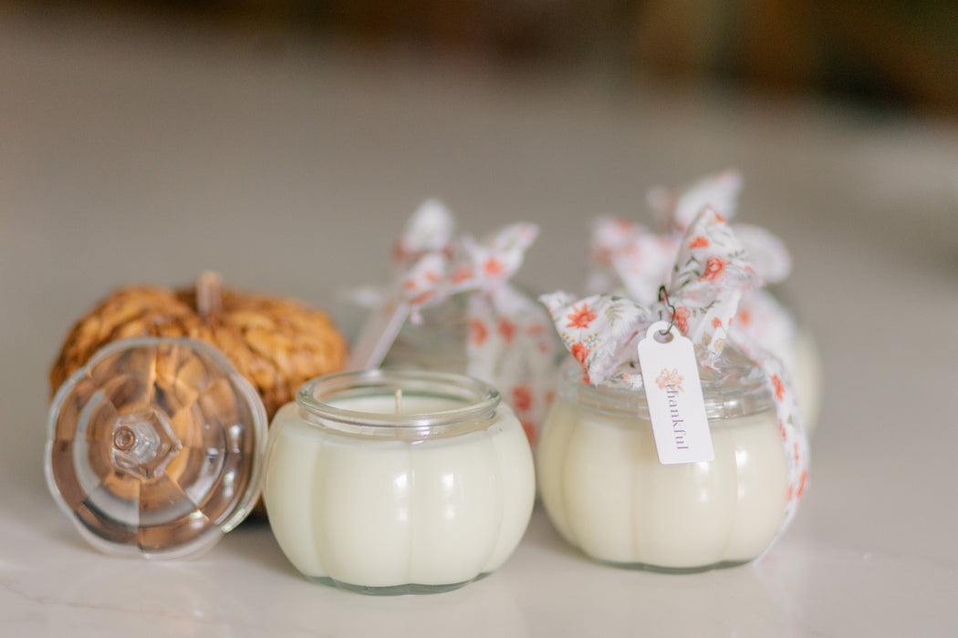 6 oz mini pumpkin glass - limited edition