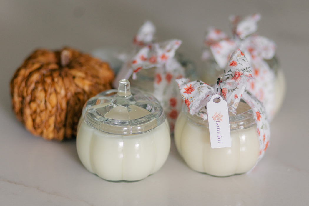 6 oz mini pumpkin glass - limited edition