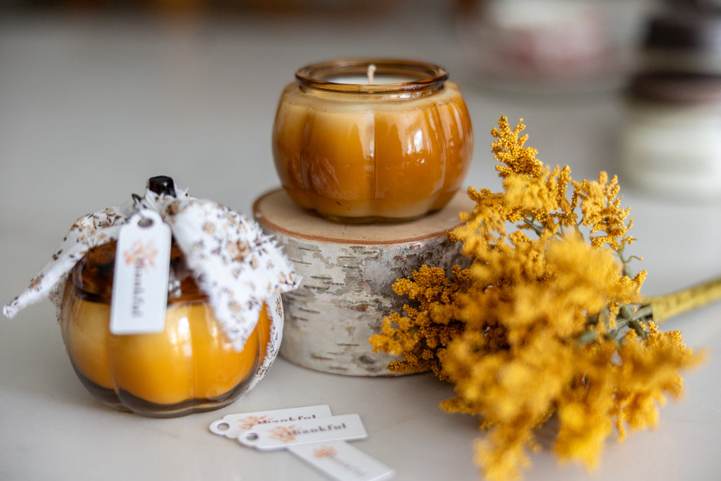 6 oz mini pumpkin glass - limited edition